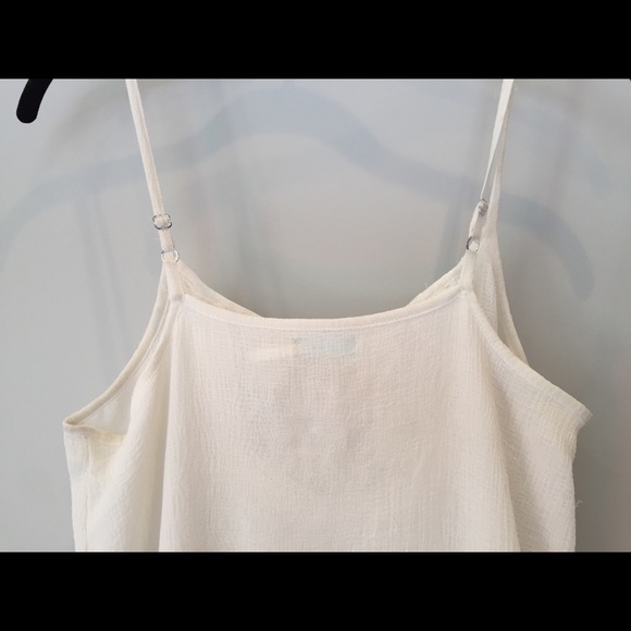 Kimchi Blue Sheer White Ruffle Blouse - Picture 6 of 11